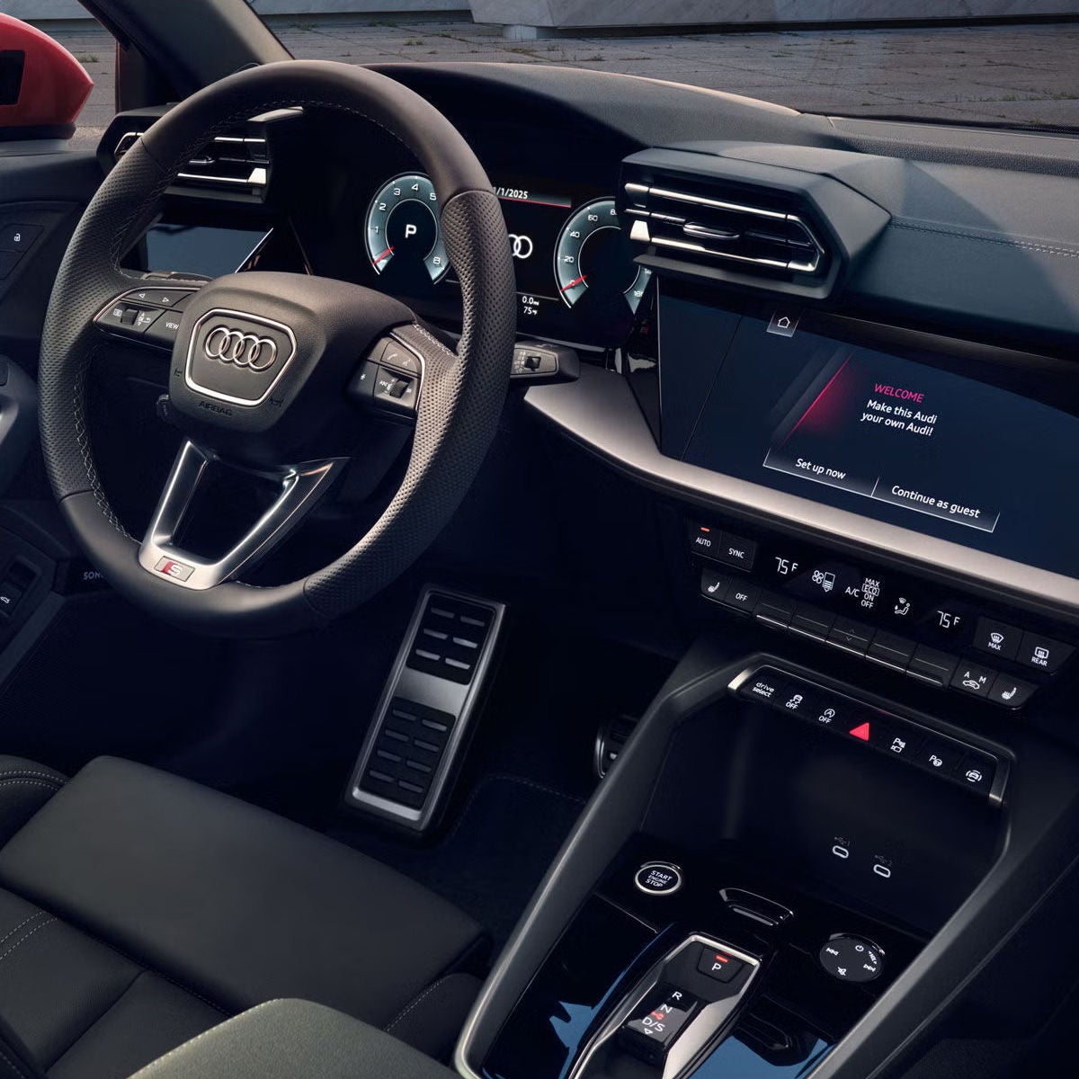interior dashboard image of Audi