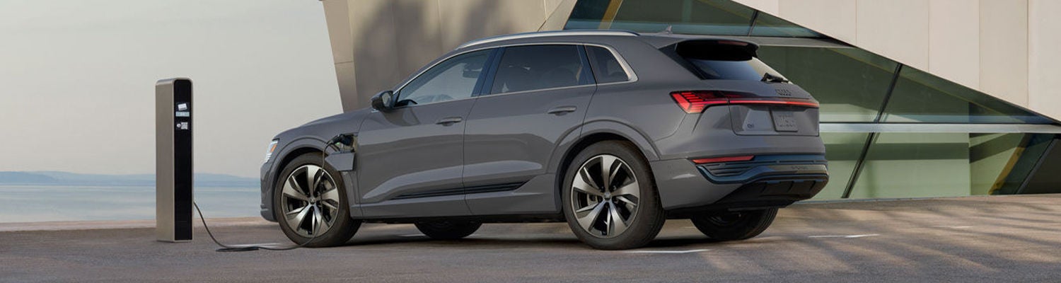 Audi e-tron charging. 