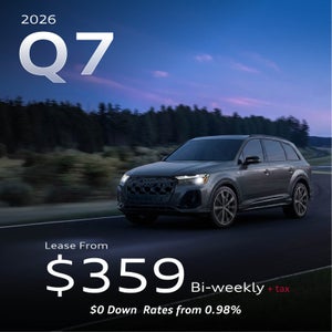 Audi Q7 from $359 biweekly 
