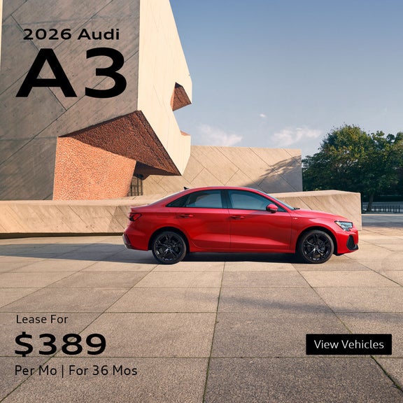 2026 Audi A3 Lease for $389 for 36