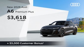 2026 Audi A6 Premium Plus front facing