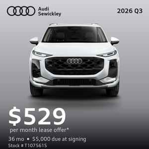 2026 Audi Q3 lease special