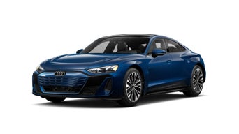 Three-quarter front view of the Audi e-tron GT.