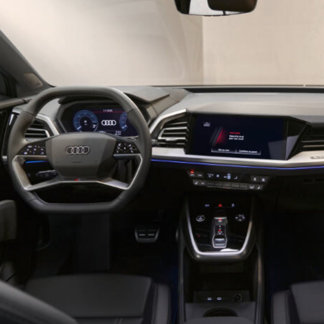 2025 Audi Q4 Sportback e-tron Interior Front Seats And Dash
