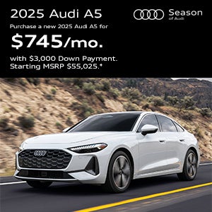 Front view of an Audi A5