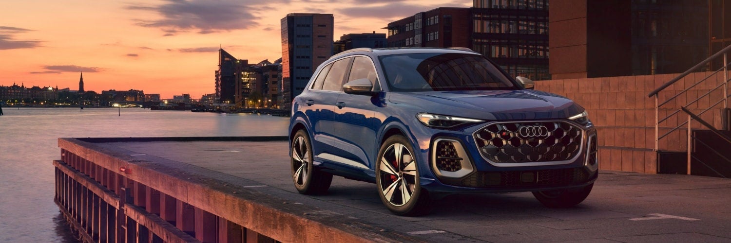 Full exterior view of the 2025 Audi SQ5 performance SUV