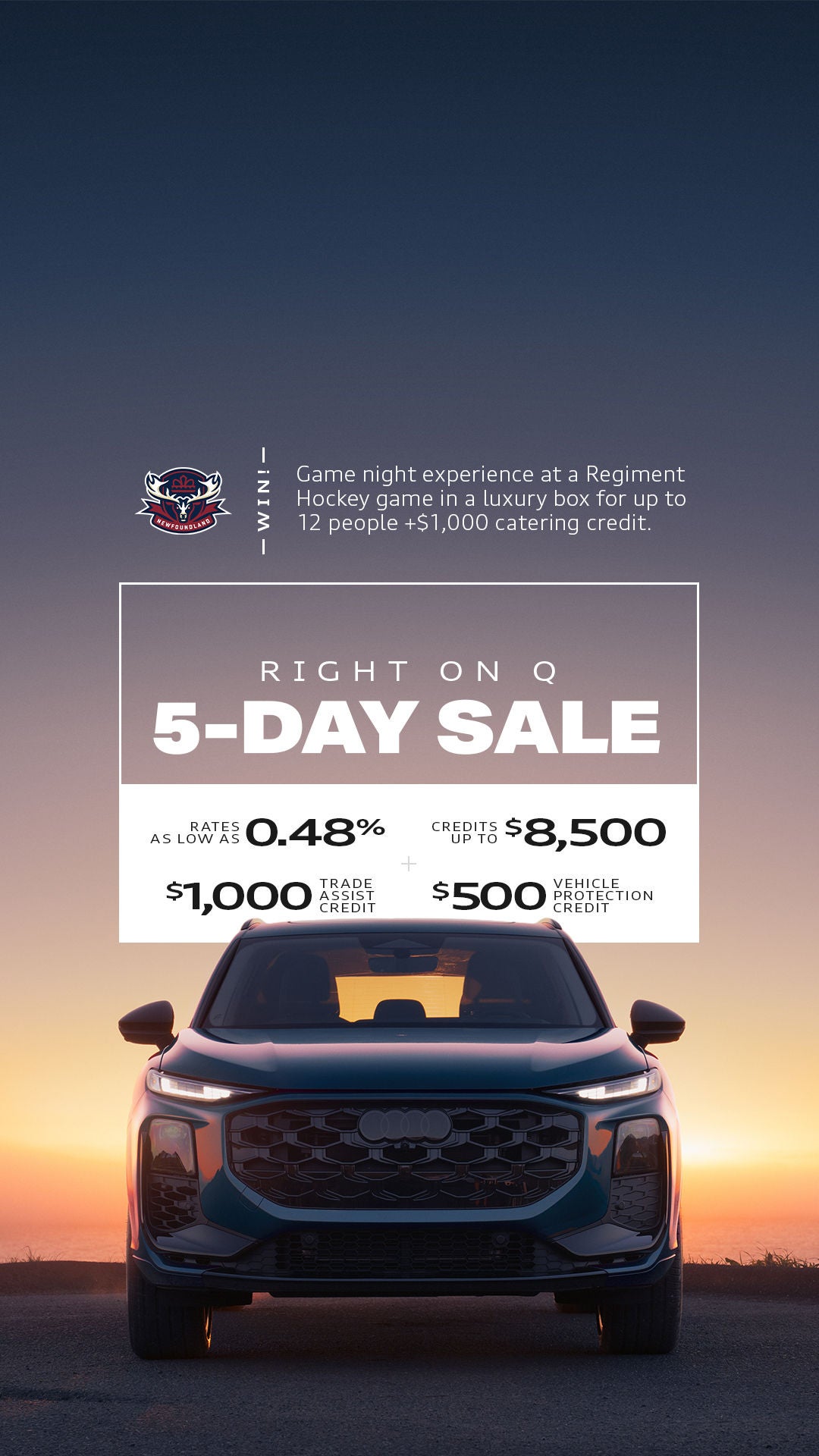 Lease the Q5 from $333 bi-weekly.