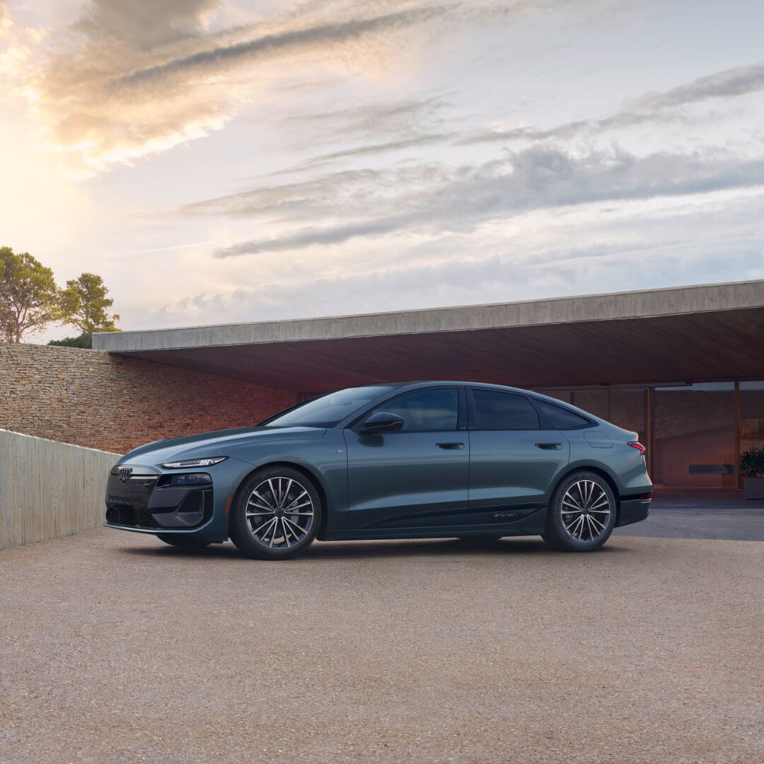 2027 Audi A6 Sportback e-tron Exterior Parked In Driveway