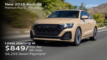 New 2026 Audi Q8 Premium Plus 55 TFSI quattro Lease starting at $849/mo. for  36 mos. $6,255 Down Payment