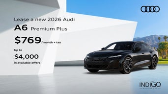 Front profile 2026 Audi A6 Premium parked