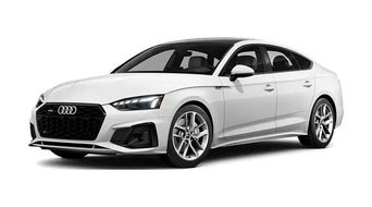 Left side profile of an Audi A5