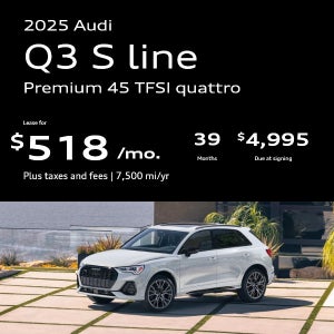 2025 Audi Q3 S line Premium 45 TFSI quattro Lease For $518/mo