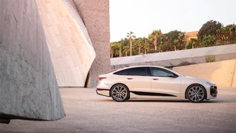 Side profile of the 2026 Audi A6 e-tron.