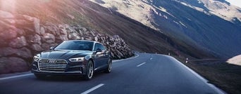 Audi vehicle accelerating. 