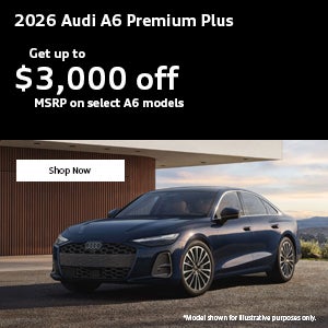 Side view of an Audi A6