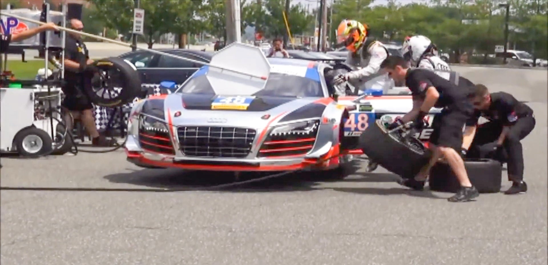 Live Pit Crew Demonstration