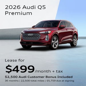 front facing 2026 Audi Q5 Premium parked