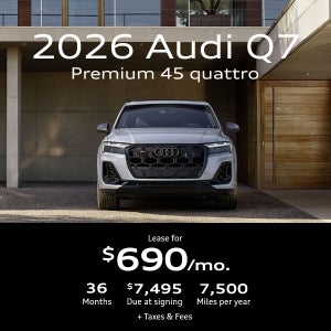 2026 Audi Q7 Premium 45 quattro Lease For $690/mo