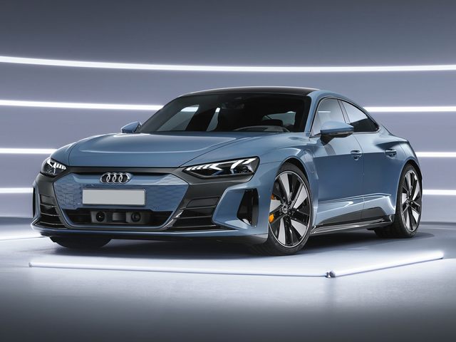 Audi Electric vehicle in showroom