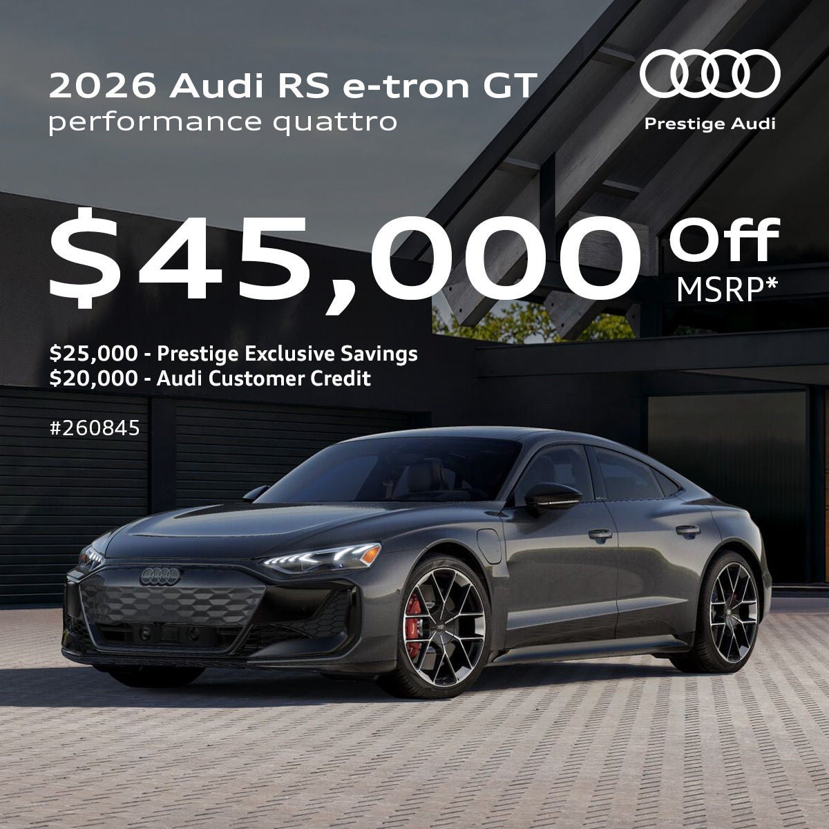 2026 Audi RS e-tron GT Discount Offer