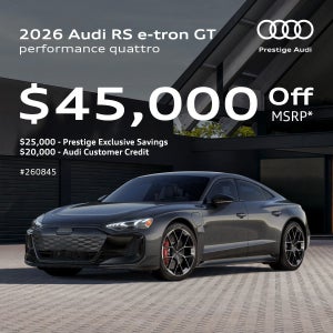 2026 Audi RS e-tron GT performance quattro Discount Offer