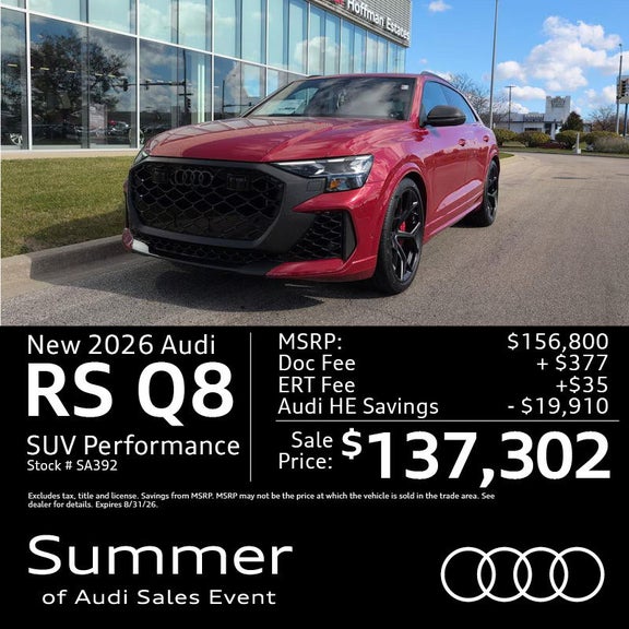 New 2026 Audi RS Q8