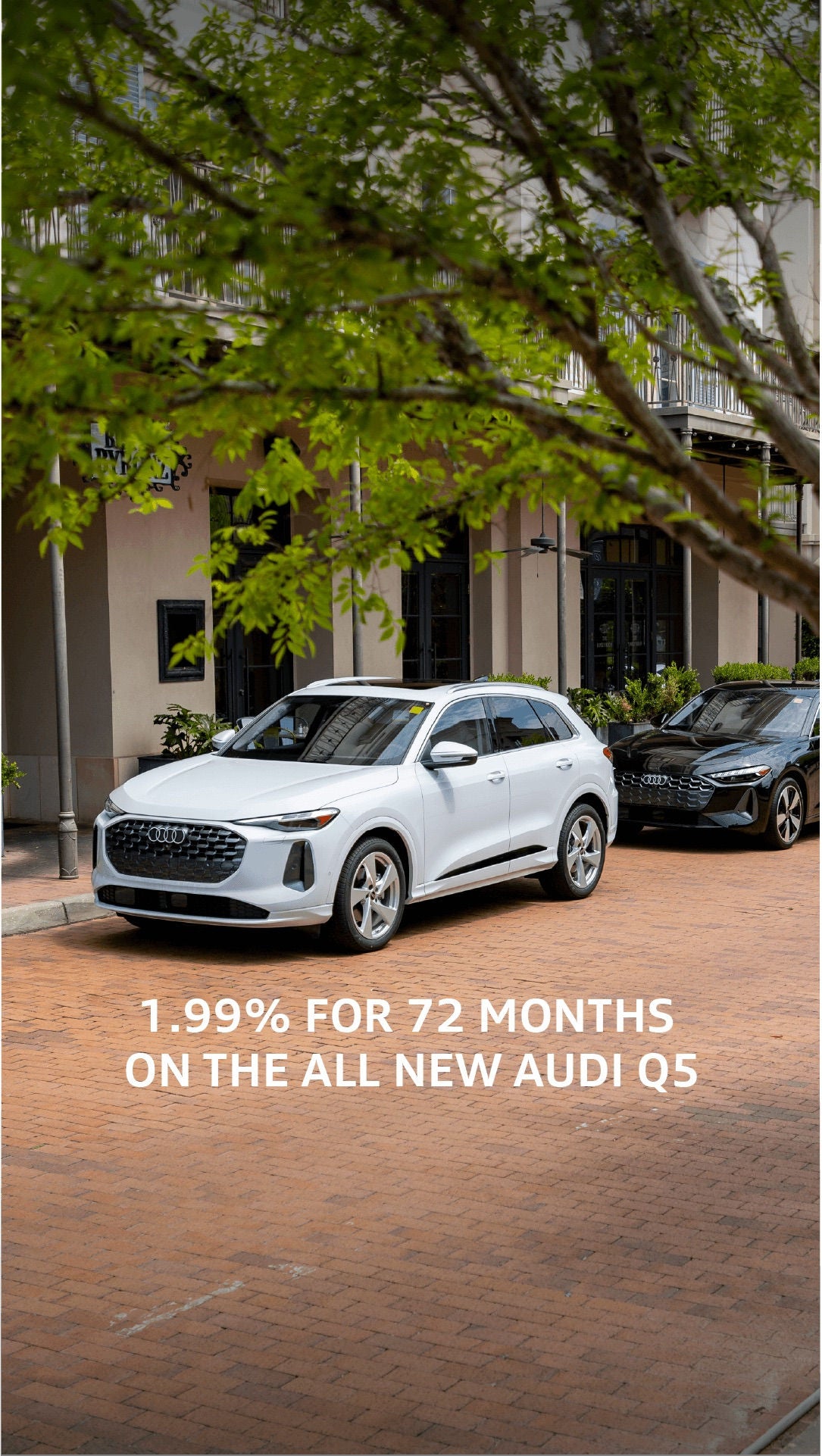 Front Left Angle Photo of All New Q5 and A5.