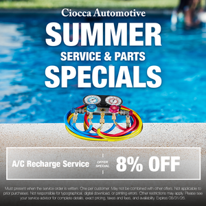 A/C recharge service - 8%