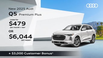 front facing 2025 Audi Q5 parked