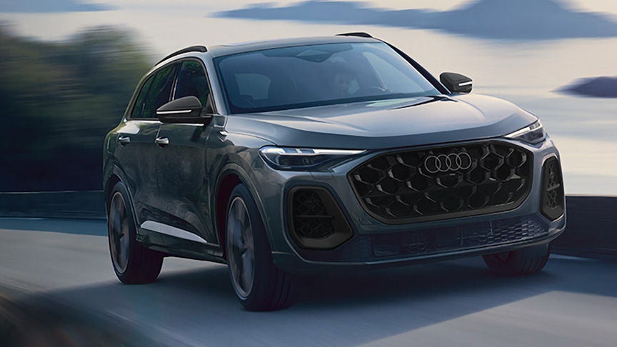 All new Q5 front profile driving