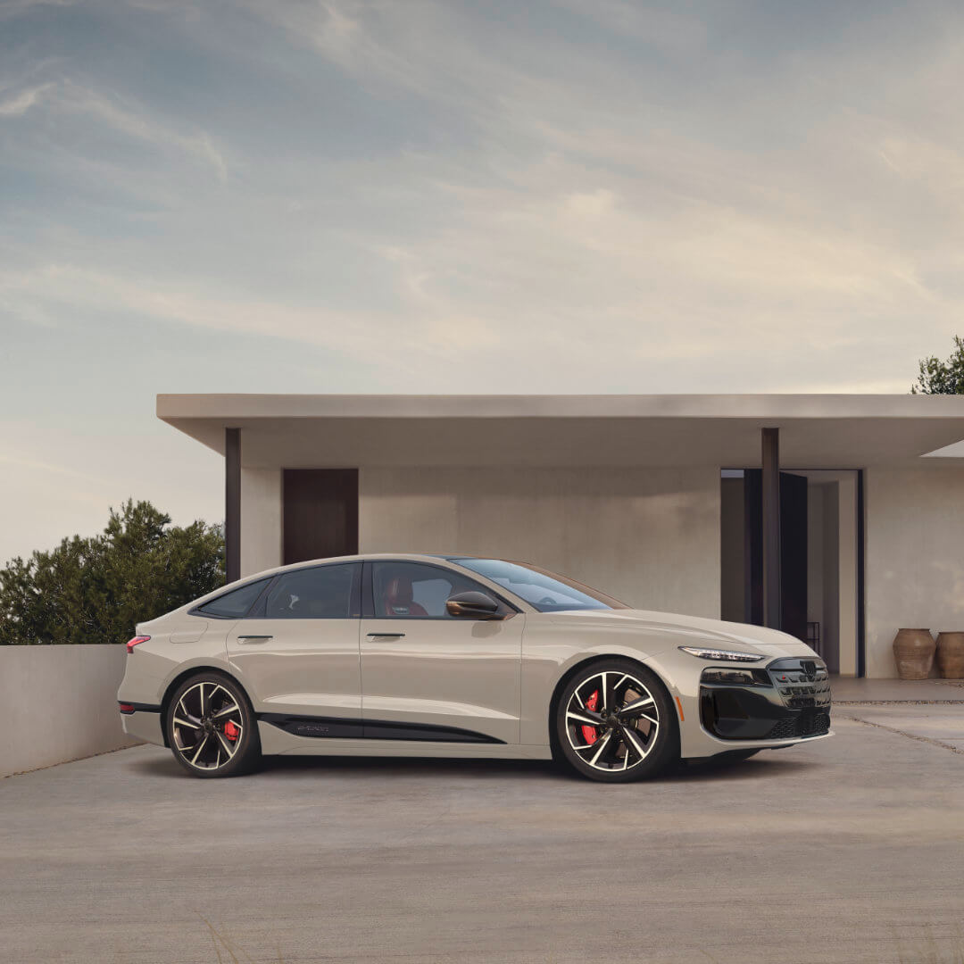 2027 Audi S6 Sportback e-tron Exterior Parked In Driveway
