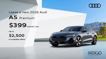Front profile 2026 Audi A5 Premium parked