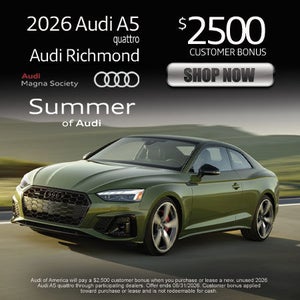 August Summer of Audi A5 offers