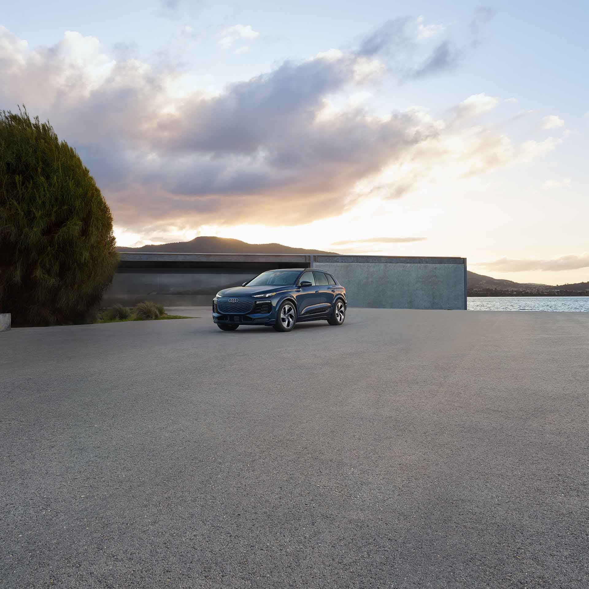 Three quarter view of an Audi Conv