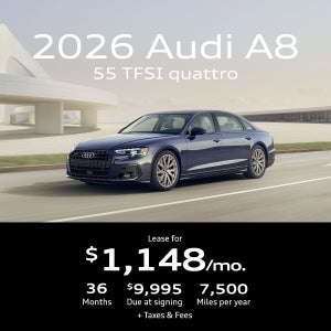 2026 Audi A8 55 TFSI quattro Lease For $1,148/mo