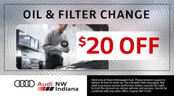 $20 off oil and filter change