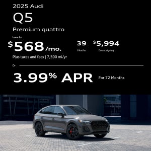 2025 Audi Q5 Premium quattro Lease For $568/mo Or 3.99% APR