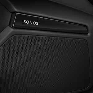 Sonos system in an Audi vehicle.