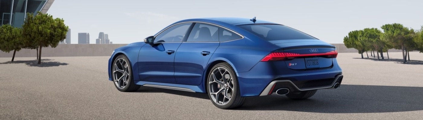 Rear profile Audi RS7 