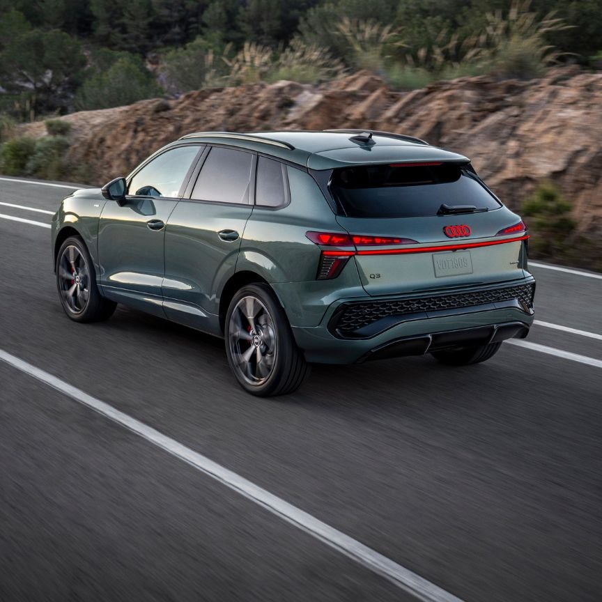 image of the Audi Q9 on the street