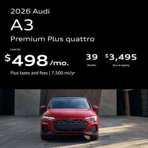 2026 Audi A3 Premium Plus quattro Lease For $498/mo