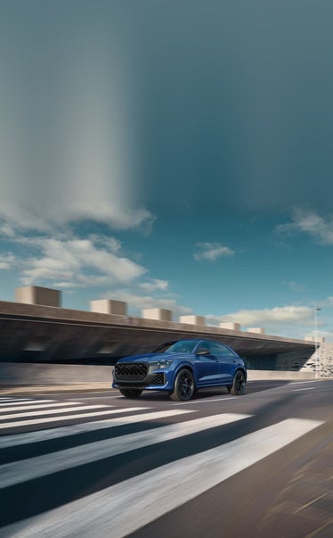 2026 Audi RS Q8 performance driving — 631-HP Audi Sport halo SUV at Audi Sewickley