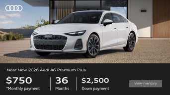 A6 parked with left facing view