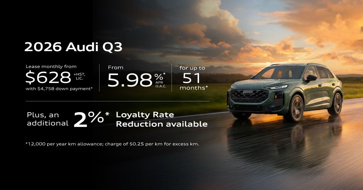 2026 Audi Q3 SUV Offer 