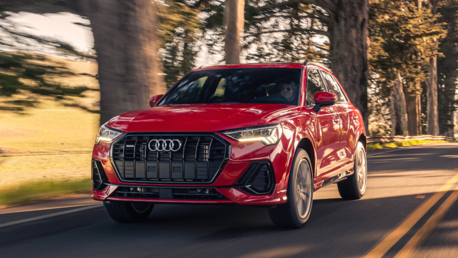 2025 Audi Q3 Exterior Wooded Road