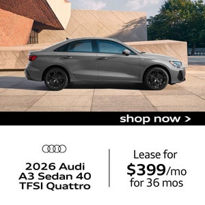 Side view of 2026 Audi A3 Sedan 40 TFSI Quattro