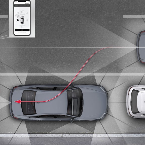 Remote park assist plus demonstration. 