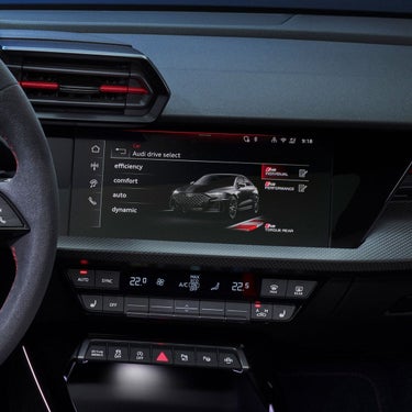 2025 Audi RS 3 2.5L turbocharged five-cylinder TFSI engine — 394 HP, 369 lb-ft