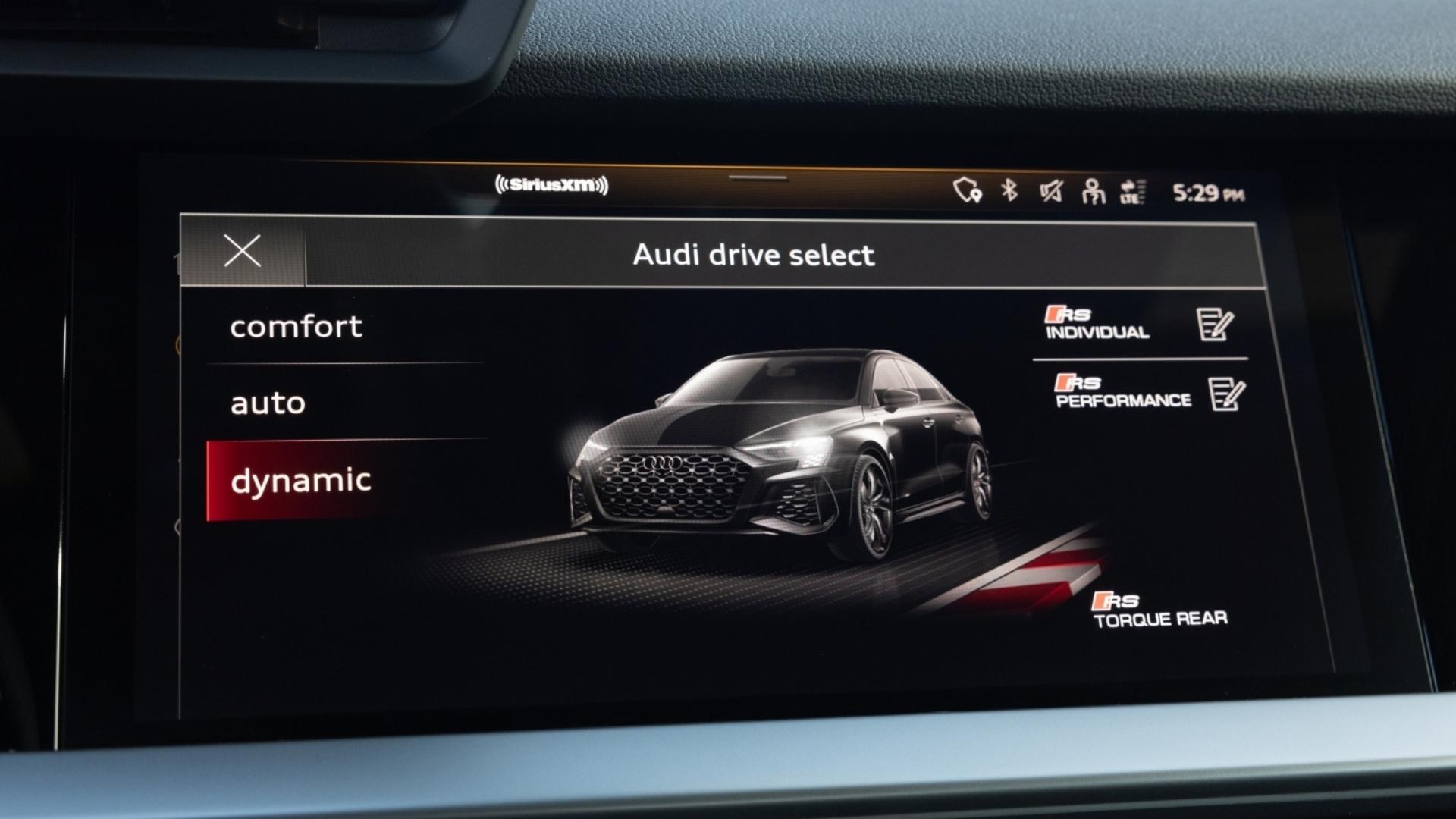 Audi RS3 Intelligent Performance Features