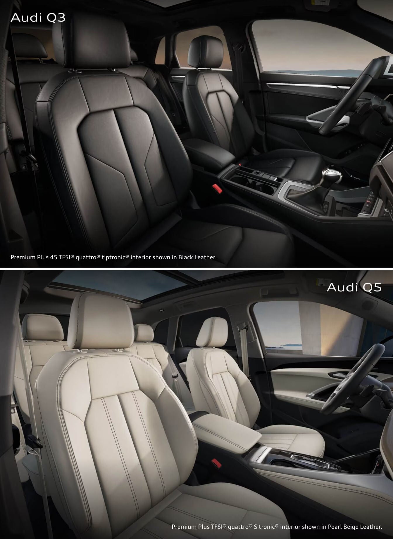 Audi Q3 vs. Audi Q5 Interior: Increase Your Comfort Near Williamstown, MA